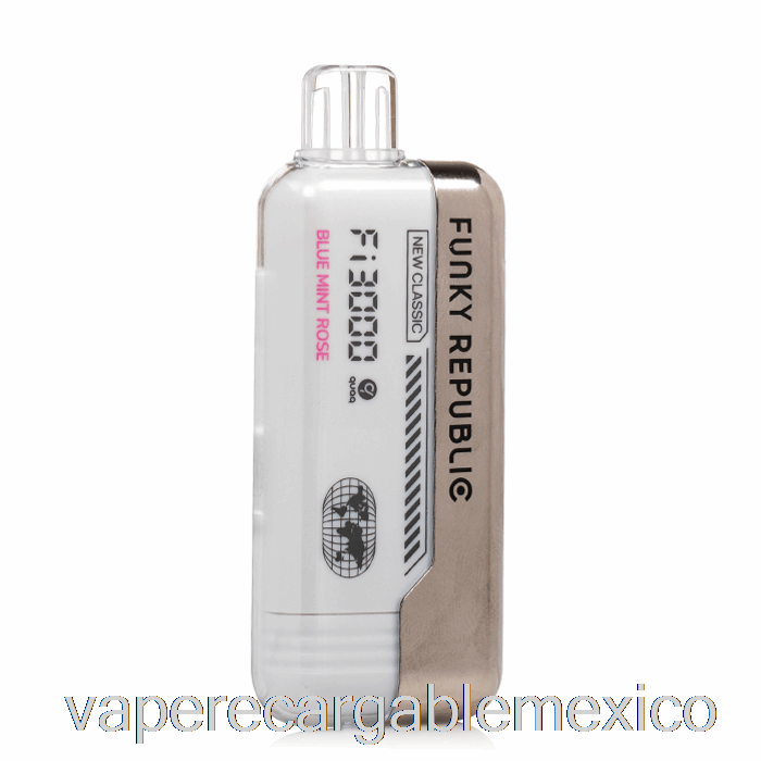 Vape Recargable Funky Republic Fi3000 Desechable Azul Menta Rosa